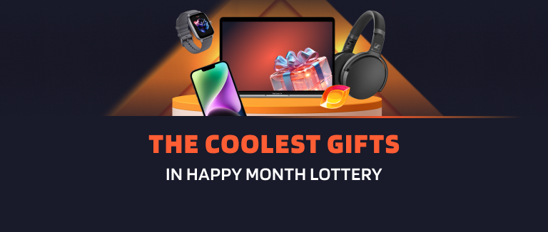 Prizes are waiting! In lottery Happy Month